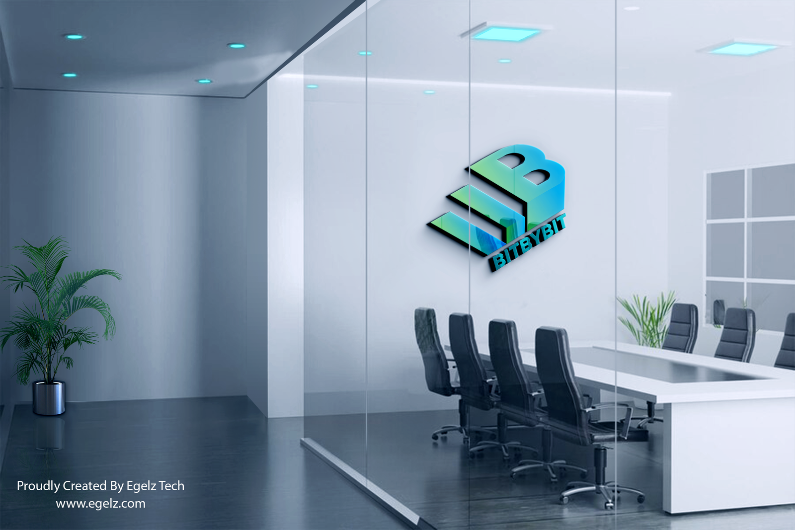 Professional Logo Mockup - Egelz Tech